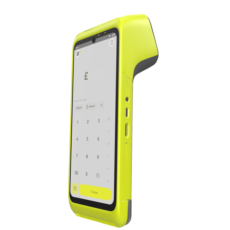 Teya Pro showing its keypad amount-entry screen